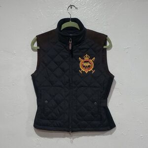 Polo Ralph Lauren Challenge Vest with Genuine Suede Trim Size L